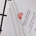 Polished silver DIY link chain necklace for handmade jewelry making accessory - 1.5*2mm / Silver