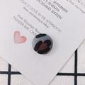 Bottone rotondo in tessuto leopardato per orecchini fai da te su carta decorativa - M / 10#