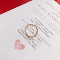 Gold plated round earring component with micro-pave crystals and a small hanging loop - Circle Shape Pendant / 1# Gold