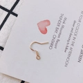 Detail of S925 sterling silver ear hooks showing the 925 hallmark on gold-plated fishhook - 3#-KC Gold