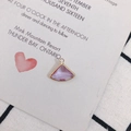 Purple fan-shaped crystal pendant with gold alloy edging for DIY jewelry making - Purple (16#)