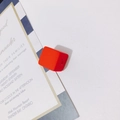 Cuenta de silicona en cubo naranja mate para bisutería y accesorios artesanales - Rojo Naranja