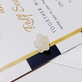 Translucent cream white resin flower petal pendant accessory for DIY jewelry making - Off White