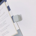 Cuenta cuadrada de silicona gris claro para joyería DIY y cadenas de chupete - Gris Pálido