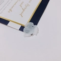 Frosted cream white maple leaf resin pendant with hole for DIY jewelry accessories - White