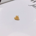 DIY gold heart-shaped earrings with unique hammered texture for jewelry making - Hammered Heart Style (5#)