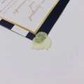 Frosted gradient green resin maple leaf pendant with hole for DIY jewelry making - Yellow