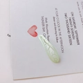 Light green leaf-shaped DIY charm with ice-crackle texture and pre-drilled hole - Light Green (14#)
