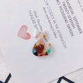 Pendentif chat en acétate écaille de tortue multicolore pour la création de bijoux DIY - Écaille Multicolore (3#)