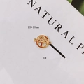 Golden tree of life alloy connector charm for DIY jewelry making 13x18mm size - Tree of Life Hollow Style (4#)