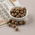 10mm natural sandalwood beads with organic grain texture for DIY jewelry making - 1 Piece Pack / Vietnam Agarwood