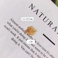 Golden alloy hollow rose connector pendant for DIY jewelry making 13.5x17mm size - Rose Flower Hollow Connector (11#)