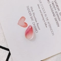 Pink gradient teardrop Czech glass bead with pre-drilled hole for DIY jewelry making - Gradient Pink Water Drop (4#)