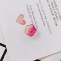Pink gradient glass flower beads for DIY jewelry making earrings and bracelets - Pink Gradient Five Petal Flower (5#)