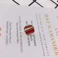 S925 silver needle hoop earring with red and gold striped enamel finish for DIY jewelry - Silver Red Gold Striped Glaze Style (2#)