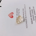 Transparent leaf-shaped crystal glass charm for DIY jewelry making on white card - Clear Leaf Shape (3#)