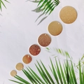 Roségoldene runde Metallanhänger mit matter Oberfläche für DIY-Schmuck in verschiedenen Größen - Klein / Mattgoldener Stil (8# Gold)