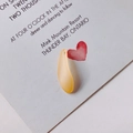 Translucent yellow petal pendant for DIY jewelry making with frosted resin texture - 4# Orange