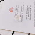 Transparent leaf-shaped crystal glass pendant for DIY jewelry making and earring design - Clear Petal Shape (6#)