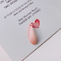 Frosted petal-shaped resin pendant in gradient pink and orange for DIY jewelry crafts - 3# Pink
