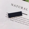 Dunkelblauer rechteckiger Lederanhänger mit Nahtlöchern für DIY-Bastelzubehör - 9# Navyblau