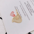 Golden hollow feather pendant in 18k finish for DIY jewelry making and accessories - Feather Style (2# Gold)