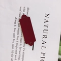 Etichette rettangolari in pelle bordeaux a due fori per orecchini e accessori fai-da-te - 15# Rosso Scuro