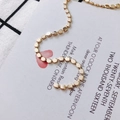 Macro shot of gold-plated square link chain accessory on a minimalist card background - Half Meter / 3*1.5mm / Gold