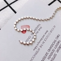 Macro shot of silver plated bead chain for DIY bracelet and jewelry making - Half Meter / 3*1.5mm / Silver