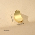 Detailed view of a 9mm gold bean spacer bead with dimensions 0.9x0.7cm for DIY jewelry - 1 Piece / Bean Shape (MYLM000001) / Gold