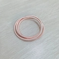 Pulseras de cuerda de guitarra oro rosa con diseño flexible de resorte metálico - Oro Rosa Claro