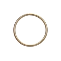 Vista macro detallada de pulsera de cuerda de guitarra en espiral dorada de 4,2 mm con rosca - Dorado