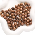 Donkerbruine houten kralen met natuurlijke houtnerf voor DIY-sieraden maken - 10mm (30 stuks/pak) / Perenhout