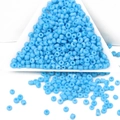 Συσκευασία 450g γαλάζιες χάντρες 2-4mm για DIY κατασκευή κοσμημάτων και χειροτεχνίες - Μπλε της Λίμνης