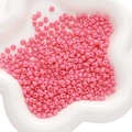 Délicates perles de verre roses 5x5mm en forme de goutte pour bijoux DIY et artisanat - 450g/Paquet (Environ 4500 Pcs) 5x5mm, Trou ~1mm / Rose foncé