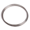 Bright silver memory steel wire loop for DIY jewelry making and beaded bracelet crafting - 10 Loops/Pack (0.6mm Thickness, 6cm Diameter) / Nickel