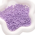 Perles de verre goutte de 5x5mm violettes pour la fabrication de bijoux DIY - 450g/Paquet (Environ 4500 Pcs) 5x5mm, Trou ~1mm / Violet