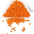 Γυαλισμένες πορτοκαλί γυάλινες χάντρες 2mm-4mm για DIY κατασκευή κοσμημάτων - Πορτοκαλί Κόκκινο