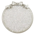 Perles en tube de verre arc-en-ciel AB 2mm pour bijoux DIY dans un plateau argenté - 2mm 450g/Paquet / Blanc AB