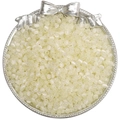Perles de rocaille 4mm blanc cassé œil de chat en plateau argenté pour bijoux DIY - Beige / 4mm Trou environ 1mm 10g/Paquet