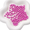 7mm heart shaped magenta acrylic loose beads for DIY handmade jewelry and bracelets - 7mm (50 Pieces/Pack) / Rose Red
