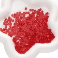 Translucent red 2x4mm flat round glass beads for DIY jewelry making and bracelet crafts - 2x4mm (20 Pieces/Pack) / Red