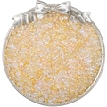 Iridescent champagne glass round beads for DIY jewelry making displayed on a vintage tray - 10g/Pack (2x4mm) / Orange Series