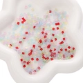 Colorful 1x3mm square glass crystal beads for DIY jewelry and bracelet making - Square Beads / 1x3mm (1g/Pack, Approx. 50 Pcs) / Random Mixed Colors