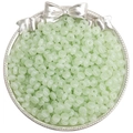 Translucent mint green rondelle glass spacer beads for DIY jewelry making sets - Cyan Green