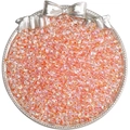 4mm irisierende orangerote Glasperlen mit AB-Beschichtung in einer Schale für DIY-Schmuck - 4mm, 10g/Packung (ca. 110 Stück) / Orange