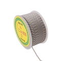 Three-color nylon braided cord on a spool for DIY jewelry and Chinese knot making - 2mm (16m/Roll) / Patterned Gray