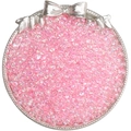 Irisierende rosa Glasperlen 4mm für DIY-Schmuckherstellung und Bastelprojekte - 4mm, 10g/Packung (ca. 110 Stück) / Rosa