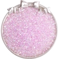 4mm rosa irisierende Glastropfenperlen für DIY-Schmuck und handgemachte Armbänder - 4mm, 10g/Packung (ca. 110 Stück) / Helllila