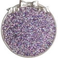 4mm lila Glasperlen mit schillernder AB-Beschichtung für DIY-Schmuckherstellung - 4mm, 10g/Packung (ca. 110 Stück) / Balsamenviolett